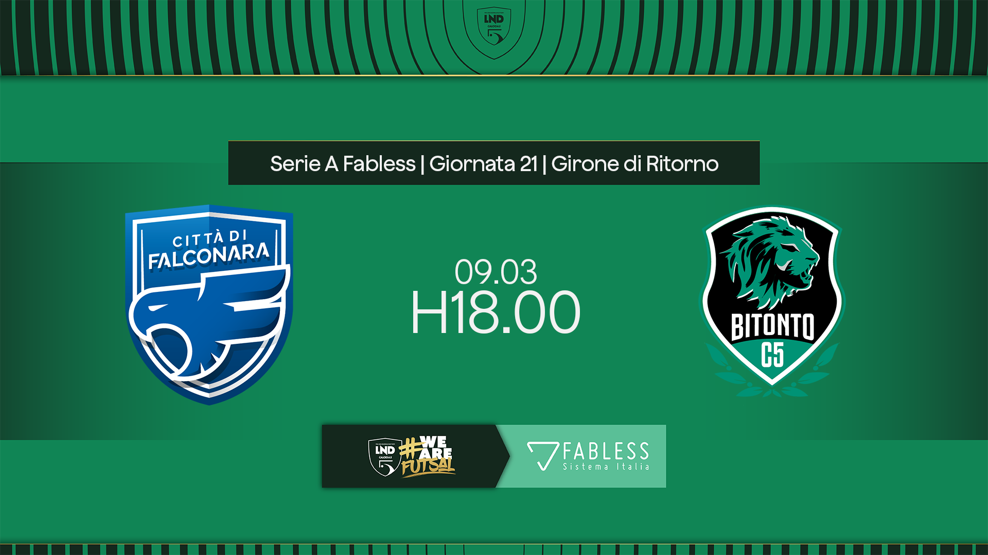 Okasa Falconara-Bitonto | 21ª giornata | Serie A Fabless 2024/2025 ...